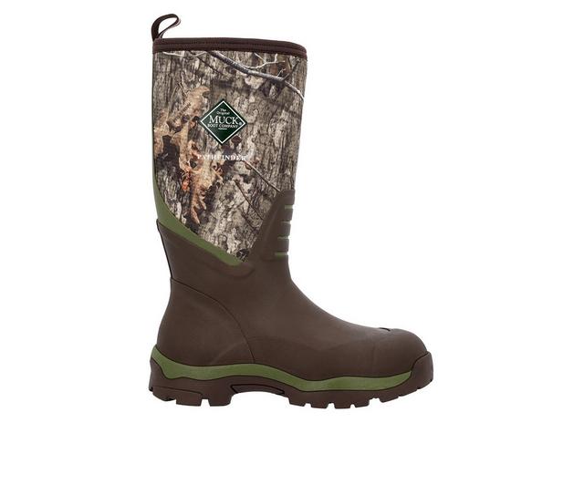 Men's Muck Boots Pathfinder Mossy Oak Work Boots in Brown color