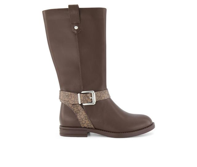 Girls' DKNY Little Kid & Big Kid Emma Esmeralda Knee-High Boots in Brown color