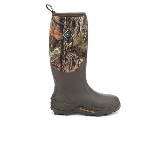 Men's Muck Boots Woody Max Mossy Oak Insulated Boots in Brown color