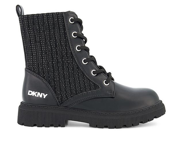 Girls' DKNY Little Kid & Big Kid Ava Menia Boots in Black color