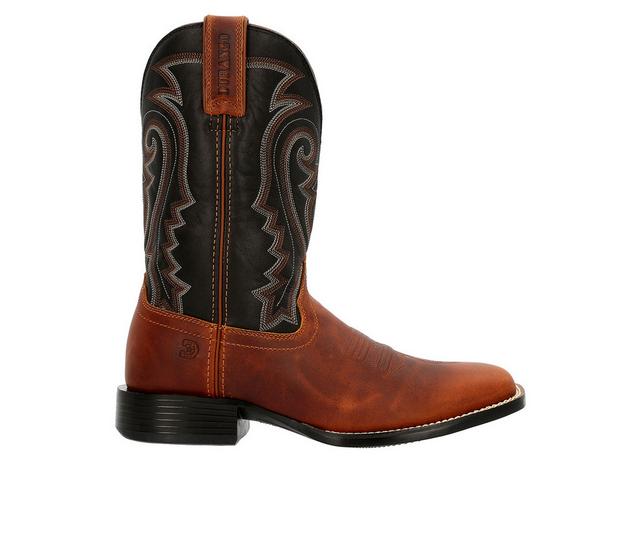 Men's Durango Westward Inca Cowboy Boots in Brown/Black color