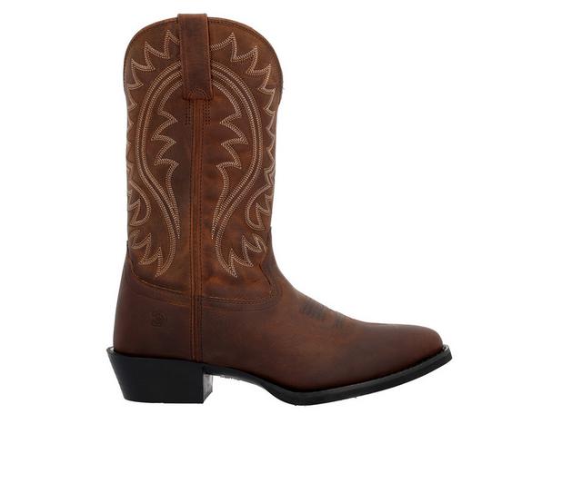 Men's Durango Shyloh Frontier Cowboy Boots in Brown color