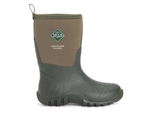 Men's Muck Boots Edgewater Mid Work Boots in Green color