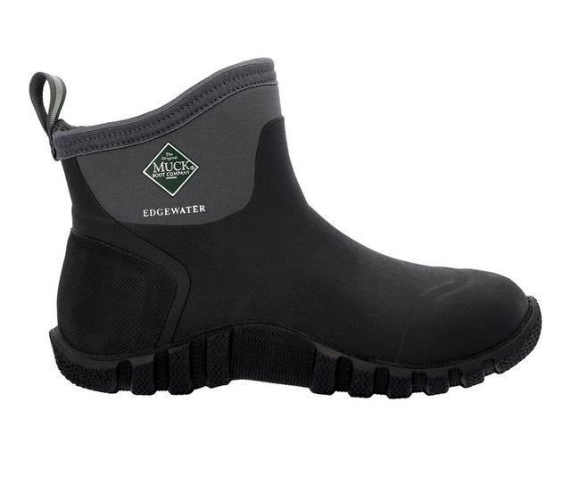 Men's Muck Boots Edgewater Ankle Work Boots in Black color