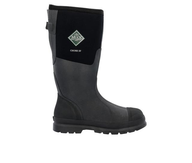 Men's Muck Boots Chore Classic XF Work Boots in Black color