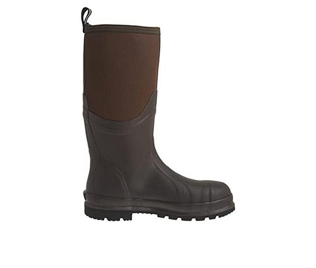 Men's Muck Boots Chore Classic Cool St Work Boots in Brown color