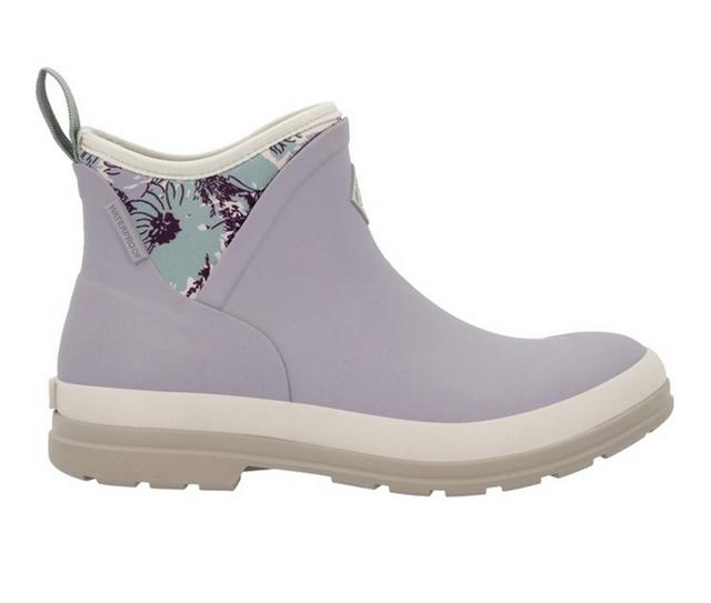 Women's Muck Boots Originals Ankle Work Shoes in Taupe Floral color
