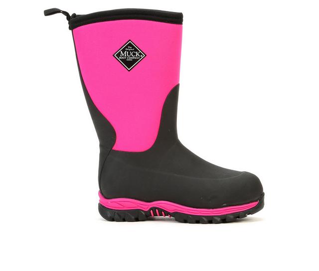 Kids' Muck Boots Big Kid Rugged II Rain Boots in Pink color