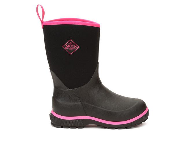 Kids' Muck Boots Big Kid Element Rain Boots in Pink color