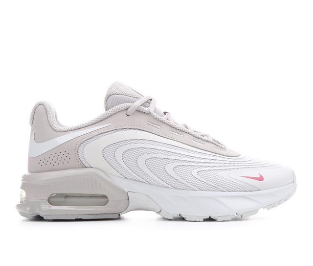 Women's Nike Air Max Fire Sneakers in Grey/Burgandy color