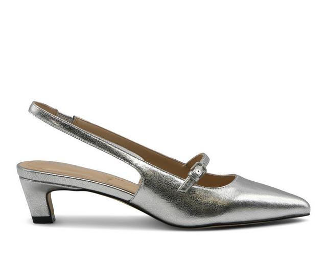 Women's Charles by Charles David Adria Pumps in Chrome Sm color