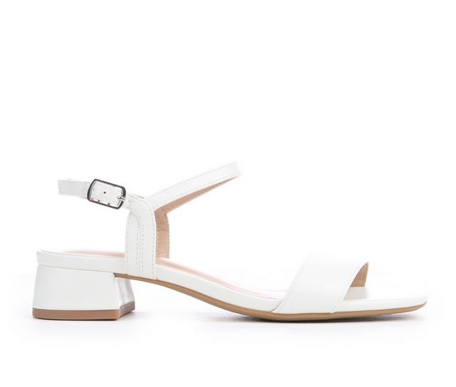 Women's Soda Episode-S Heeled Sandals in Bone color