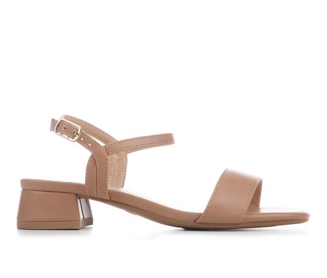 Women's Soda Episode Heeled Sandals in Natural PU color