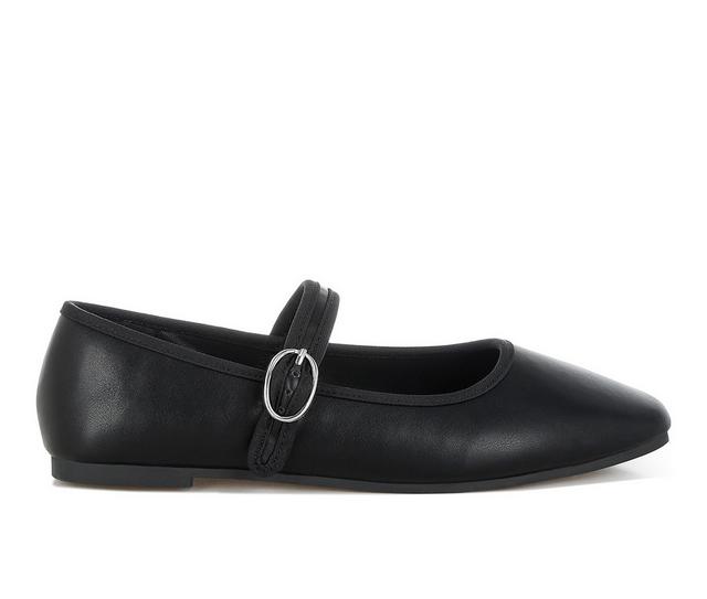 Women's London Rag Iker Flats in Black color