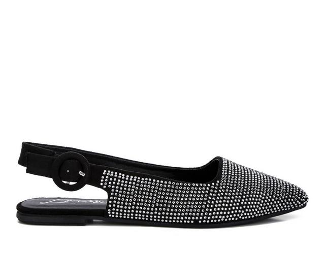 Women's London Rag Jarisa Flats in Black color