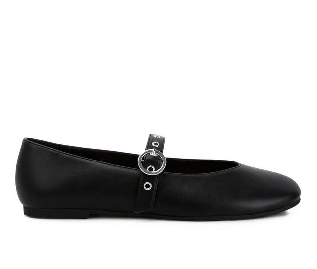 Women's London Rag Callum Flats in Black color