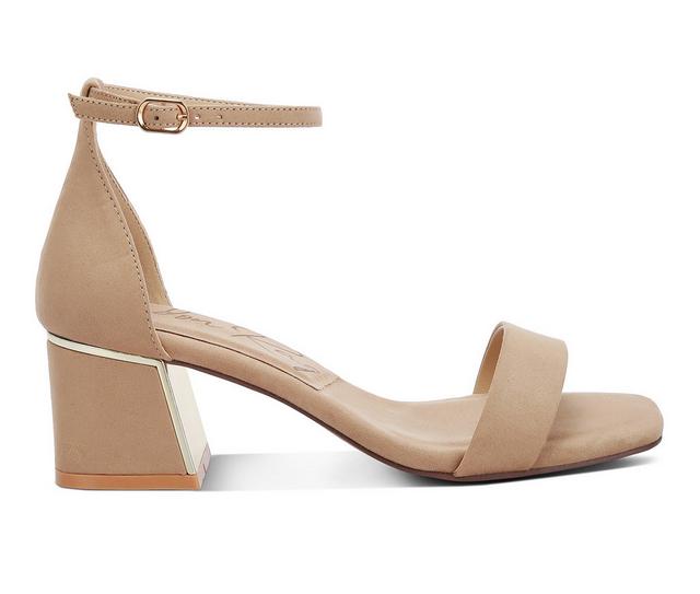 Women's London Rag Eshe Dress Sandals in Taupe color