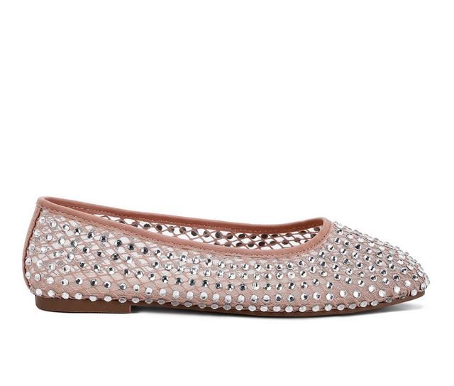 Women's London Rag Orson Flats in Light Pink color