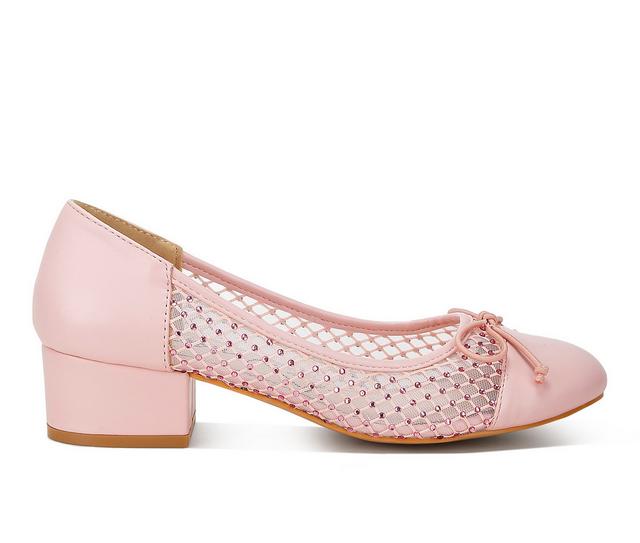 Women's London Rag Tudum Pumps in Pink color