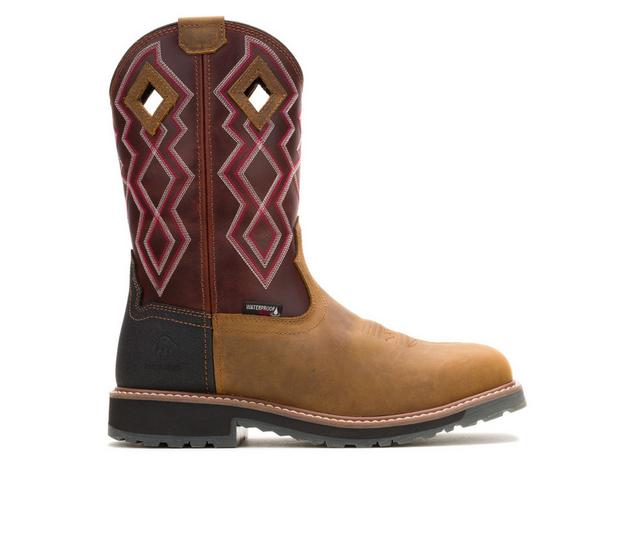 Men's Wolverine 251014 Rancher Pro Hyp Cowboy Boots in Rust color