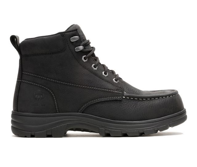 Men's Wolverine 251002 Carlsbad Moc Work Boots in Black color