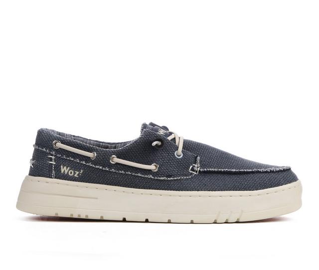 Men's Woz James Grip Casual Shoes in Bold Navy color