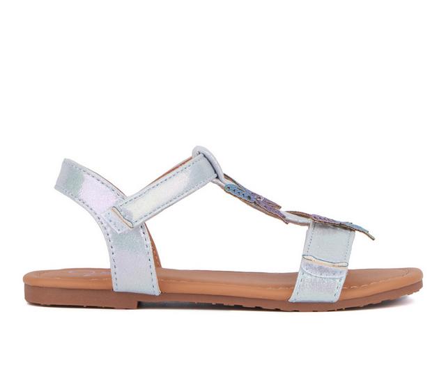 Girls' Olivia Miller Girl Toddler Angel Sandals in Purple color