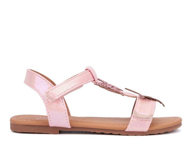 Girls' Olivia Miller Girl Toddler Angel Sandals in Pink color