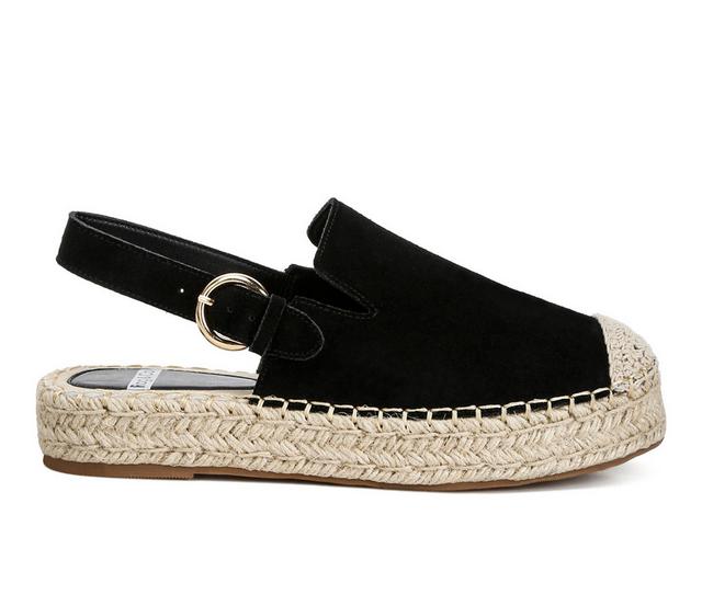 Women's Rag & Co Affie Flats in Black color
