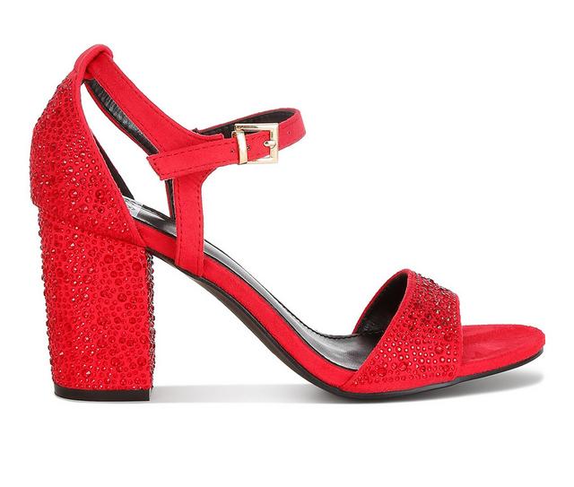 Women's Rag & Co Navoli Dress Sandals in Red color