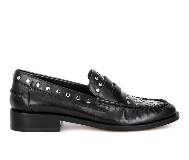 Women's Rag & Co Oglavia Loafers in Black color