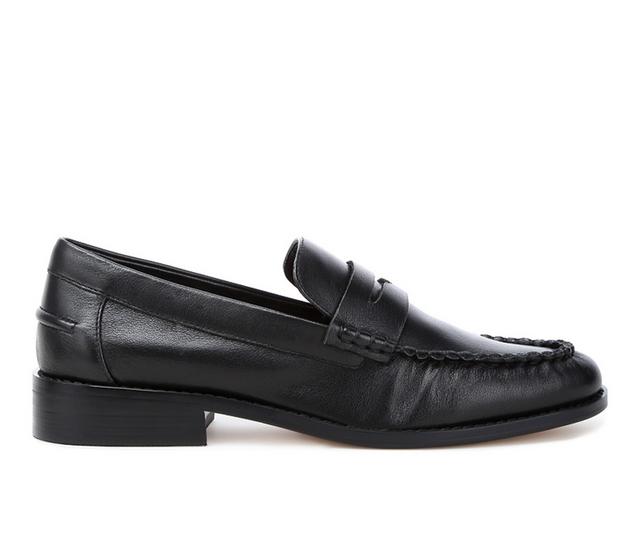 Women's Rag & Co Plavia Loafers in Black color