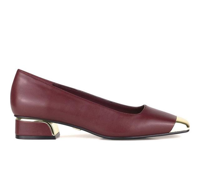 Women's Ninety Union Eagle Pumps in Burgundy color