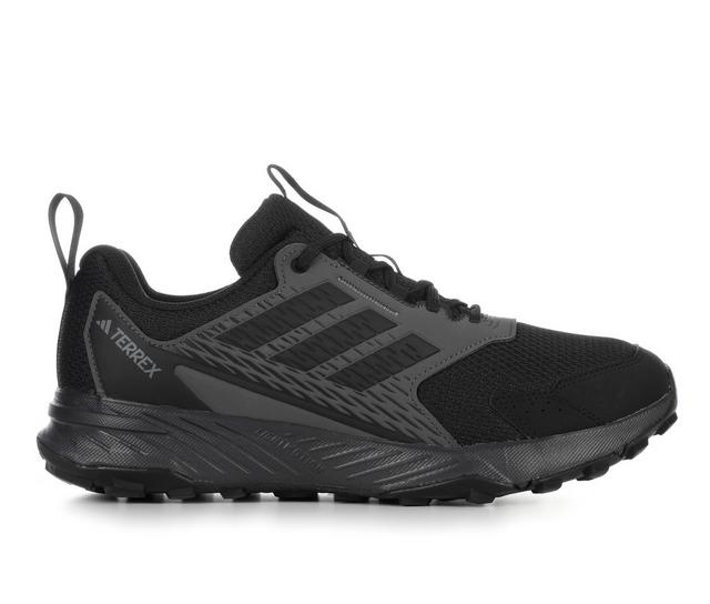 Men's Adidas Terrex Tracefinder Trail Running Shoes in Triple Black color