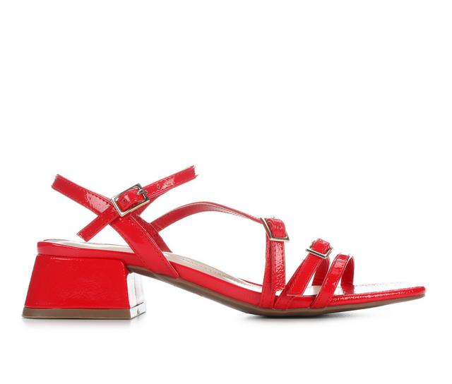 Women's Jones New York Unasyn Block Heel Sandals in Red color