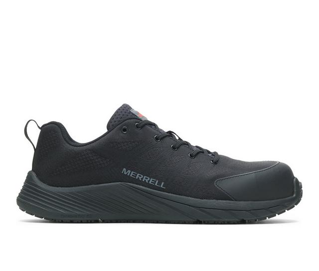 Merrell Work Moab Flight CF Work Shoes in Black color