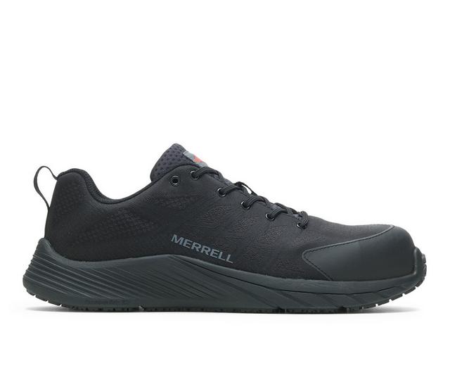 Merrell Work Moab Flight CF Work Shoes in Black W color