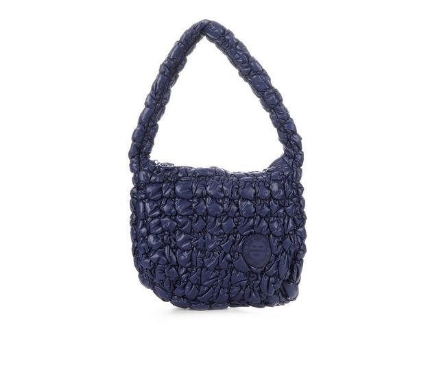 Sam & Libby Shoulder Puff Quilt Handbag in 57-Navy color