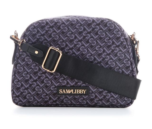 Sam & Libby SL Block Print Xbody Handbag in 26-Black color