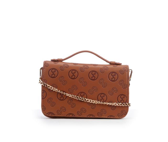 Sam & Libby Bailen Crossbody Handbag in 33-Cognac color