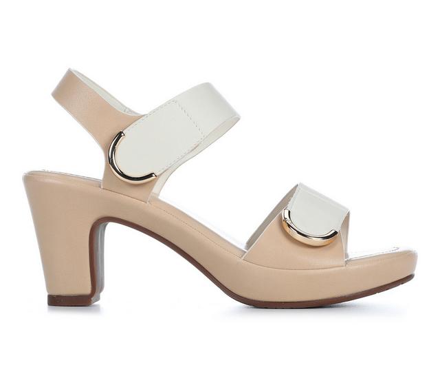 Women's Patrizia Andorre Heeled Sandals in Beige Multi color