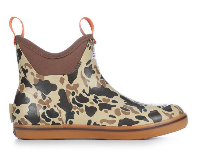 Men's XTRATUF Ankle Deck Duck Winter Boots in Duck Camo color