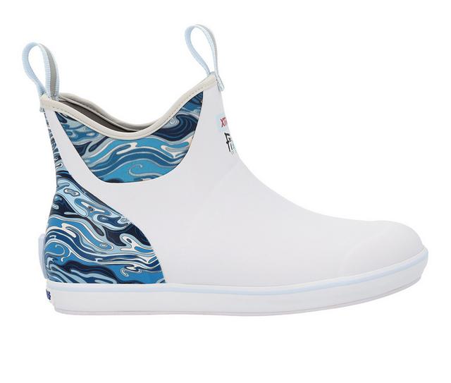 Women's XTRATUF Ankle Deck-W Rain Boots in White color