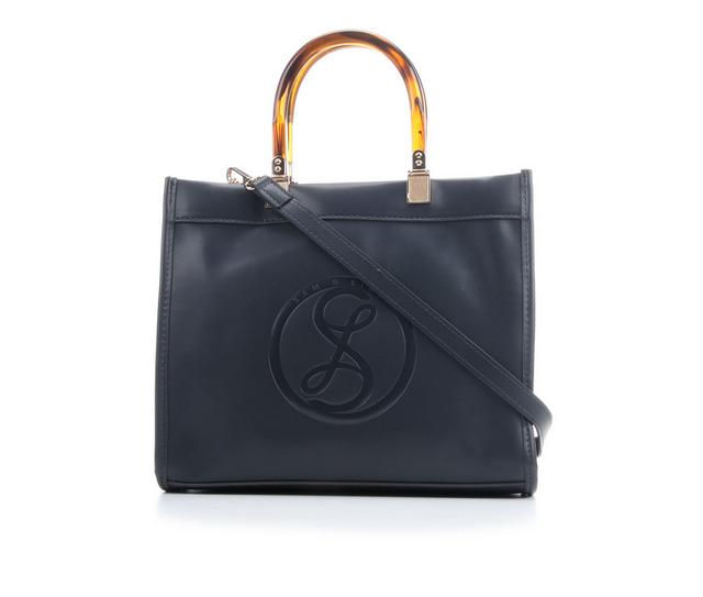 Sam & Libby Corinne Xbody Tote Handbag in 57-Navy color