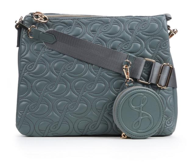 Sam & Libby Dina Large Xbody Handbag in 50-Teal color