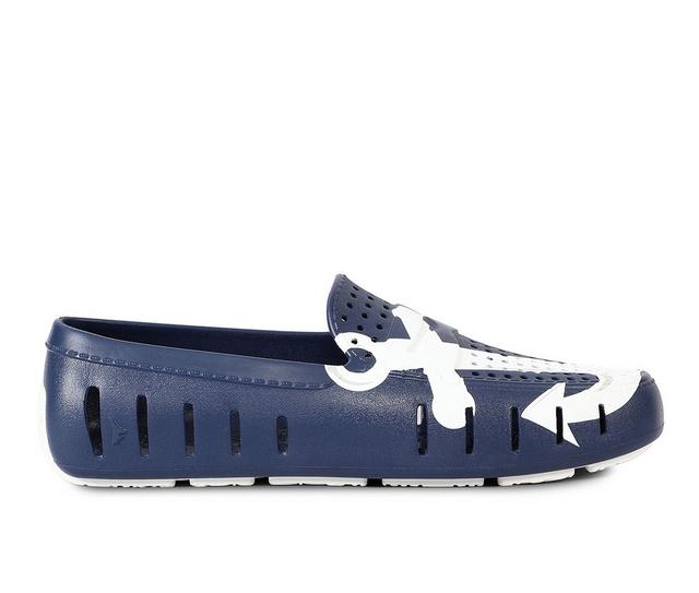 Men's FLOAFERS Country Club 3 Water Shoes in Navy/White color