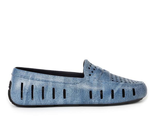 Women's FLOAFERS Posh 3 Loafers in Blue Denim color