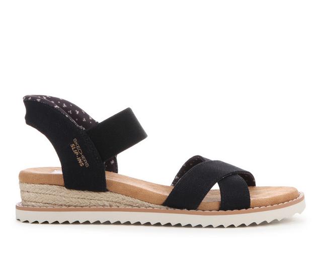 Women's BOBS Desert Kiss Slip-In Sandals in Black color