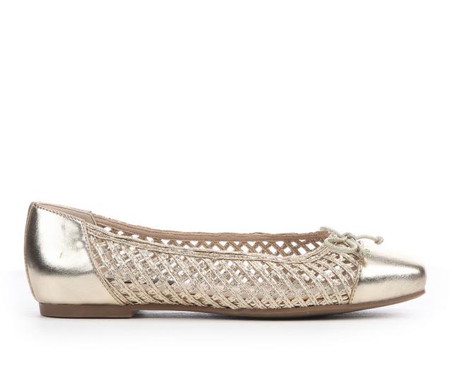 Women's Rachel by Rachel Roy Brunch Ballet Flats in Gold color
