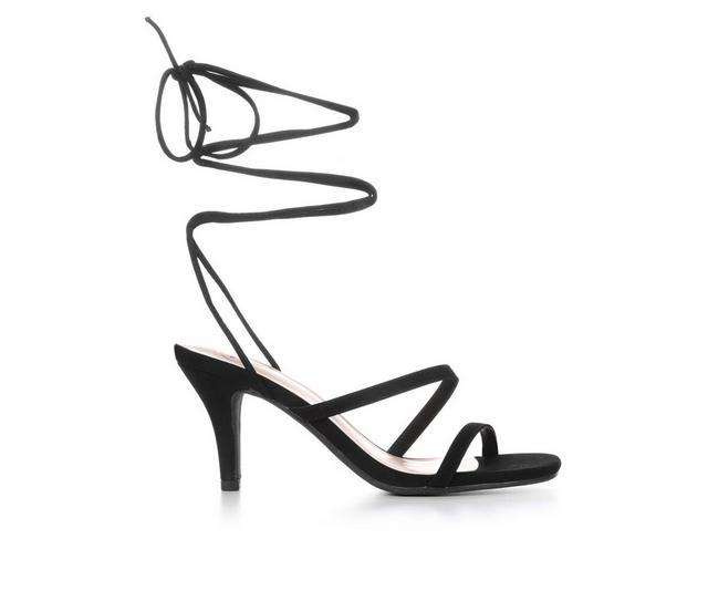 Women's Delicious Spree-S Strappy Heels in Black color